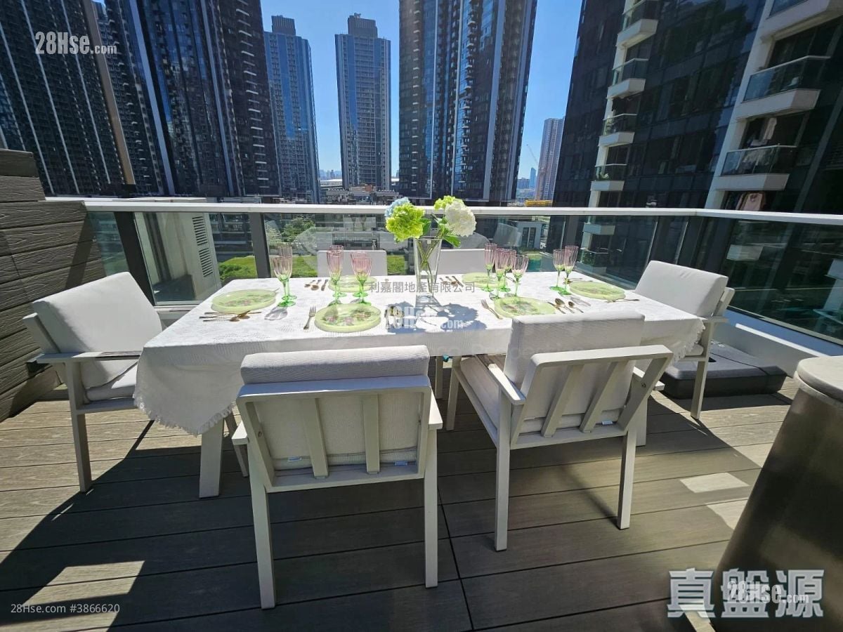 Oasis Kai Tak Rental 3 Bedrooms , 3 Bathrooms 1,197 ft²