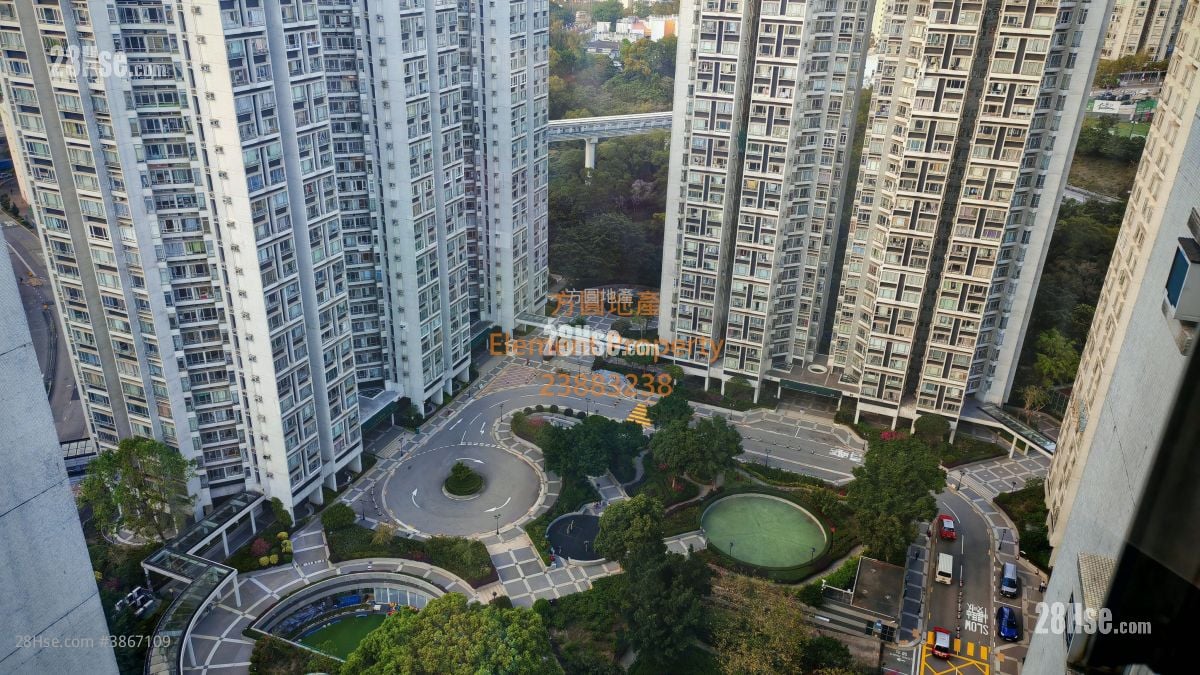 丽港城 租盘 2 房 , 1 浴室 517 平方尺