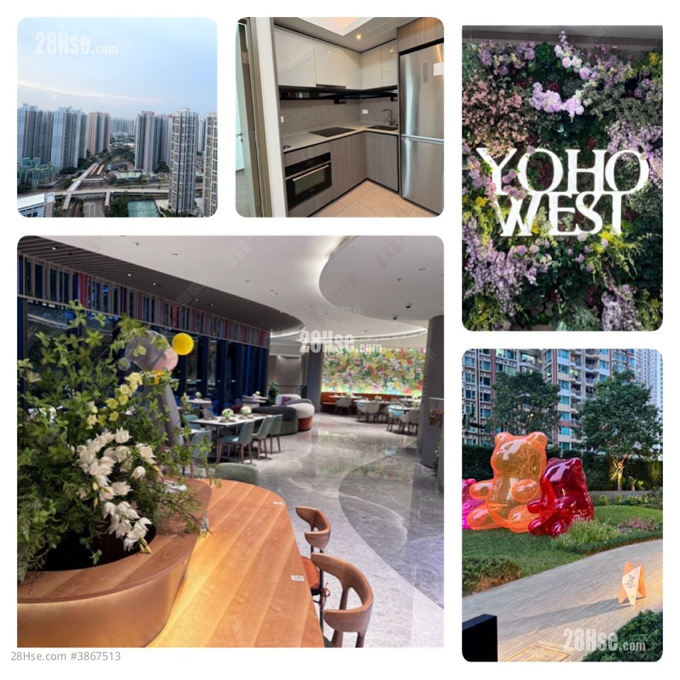 YOHO West 售盤 2 房 , 1 浴室 390 平方呎