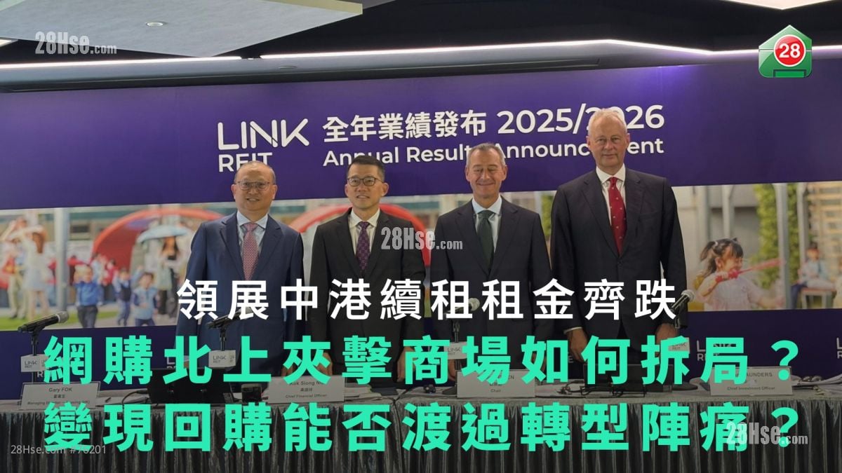 領展中港續租租金齊跌｜網購北上夾擊商場如何拆局？｜變現回購能否渡過轉型陣痛？