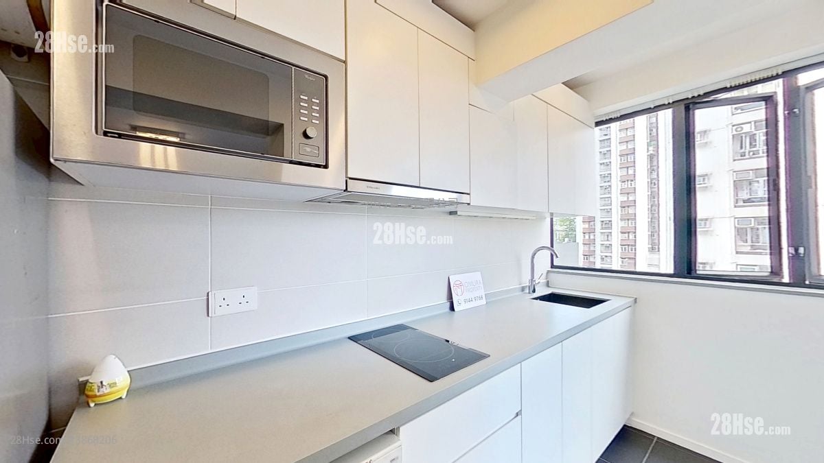 kitchen: Tai Cheong House Rental Studio , 1 Bathroom 312 ft²