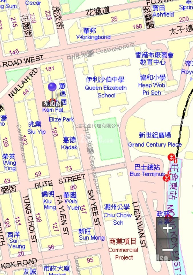 花園閣 租盤 1 房 , 1 浴室 245 平方呎