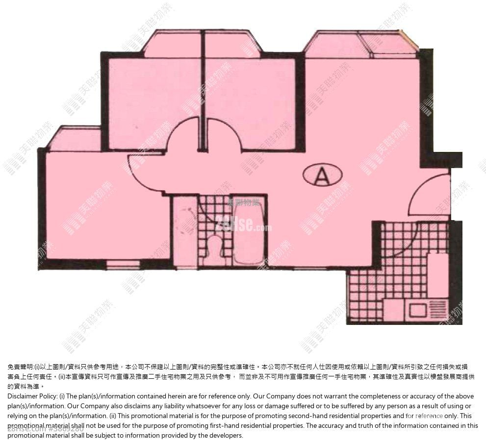 海濱花園 售盤 3 房 , 1 浴室 497 平方呎