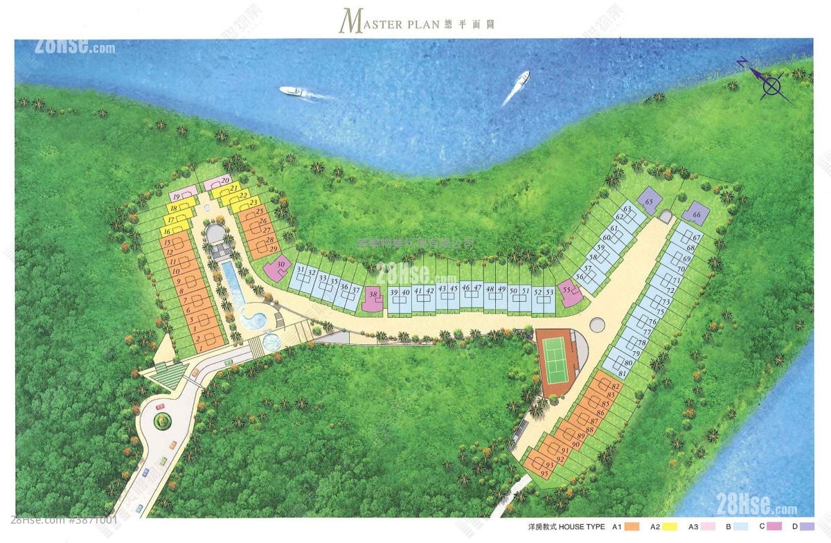 聚豪天下 售盘 3 房 2,447 平方尺