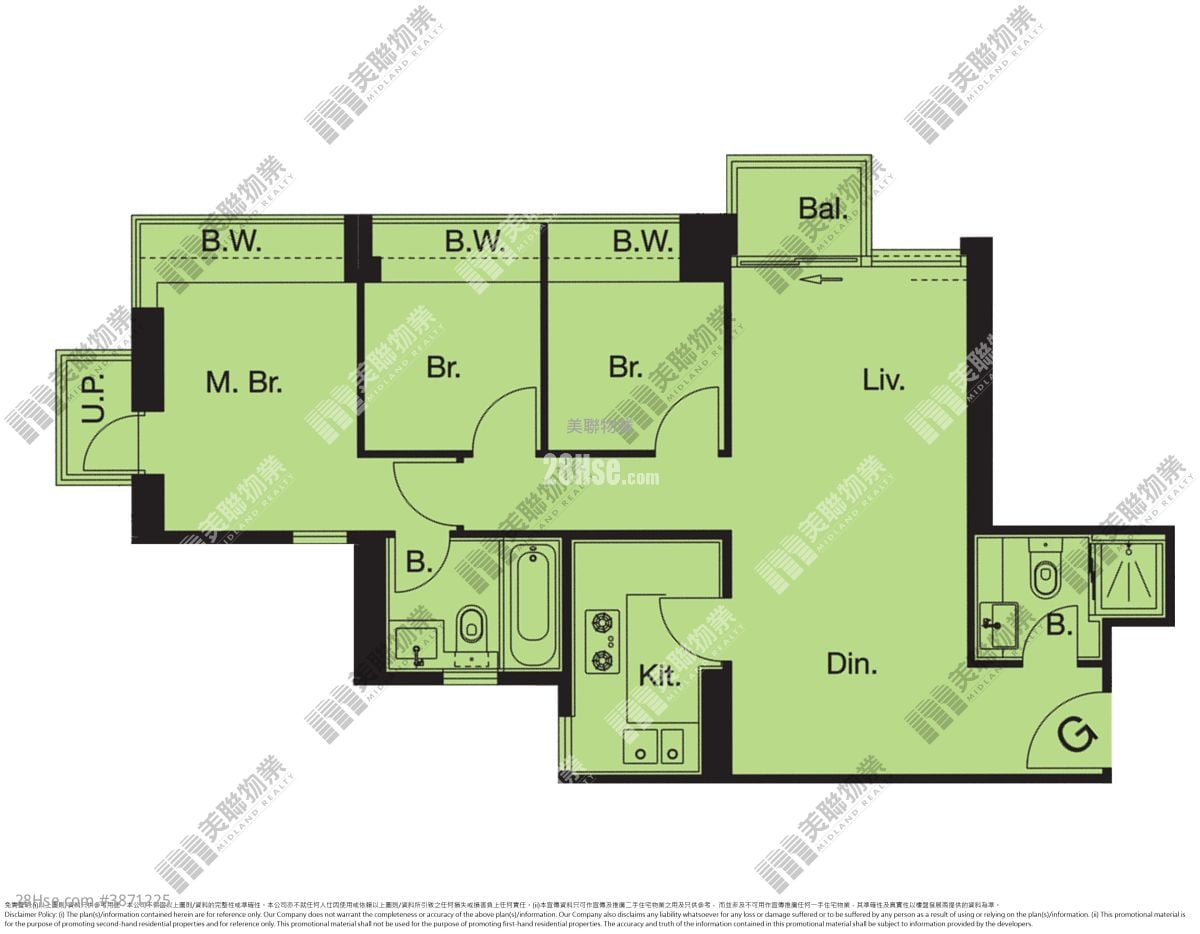 The Reach Sell 3 Bedrooms , 3 Bathrooms 660 ft²