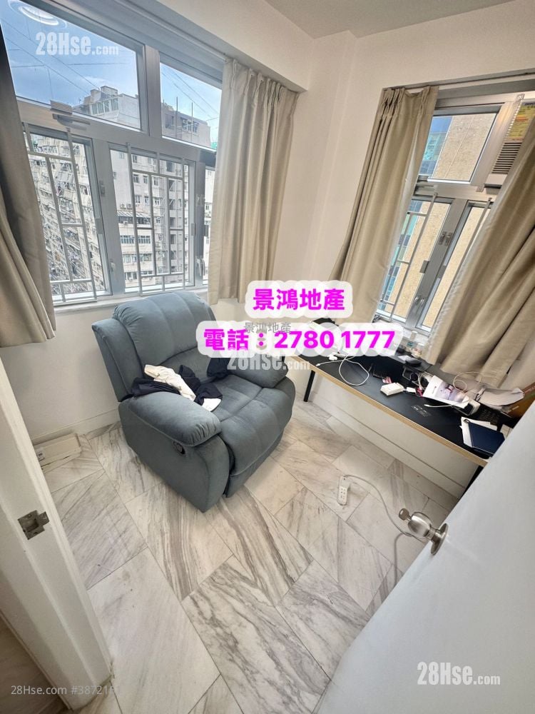 偉晴閣 租盤 2 房 , 1 浴室 270 平方呎