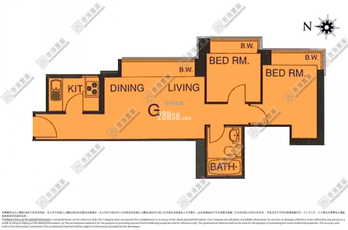 The Pacifica Sell 2 Bedrooms , 1 Bathroom 447 ft²