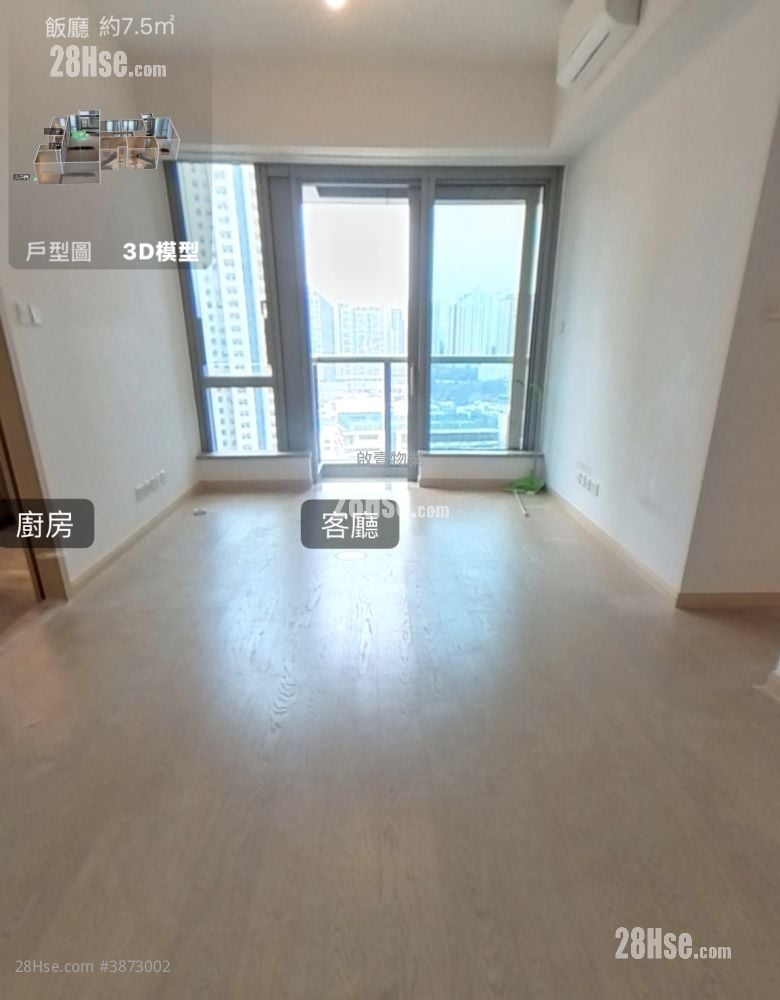 港岛南岸 租盘 4 房 , 3 浴室 921 平方尺