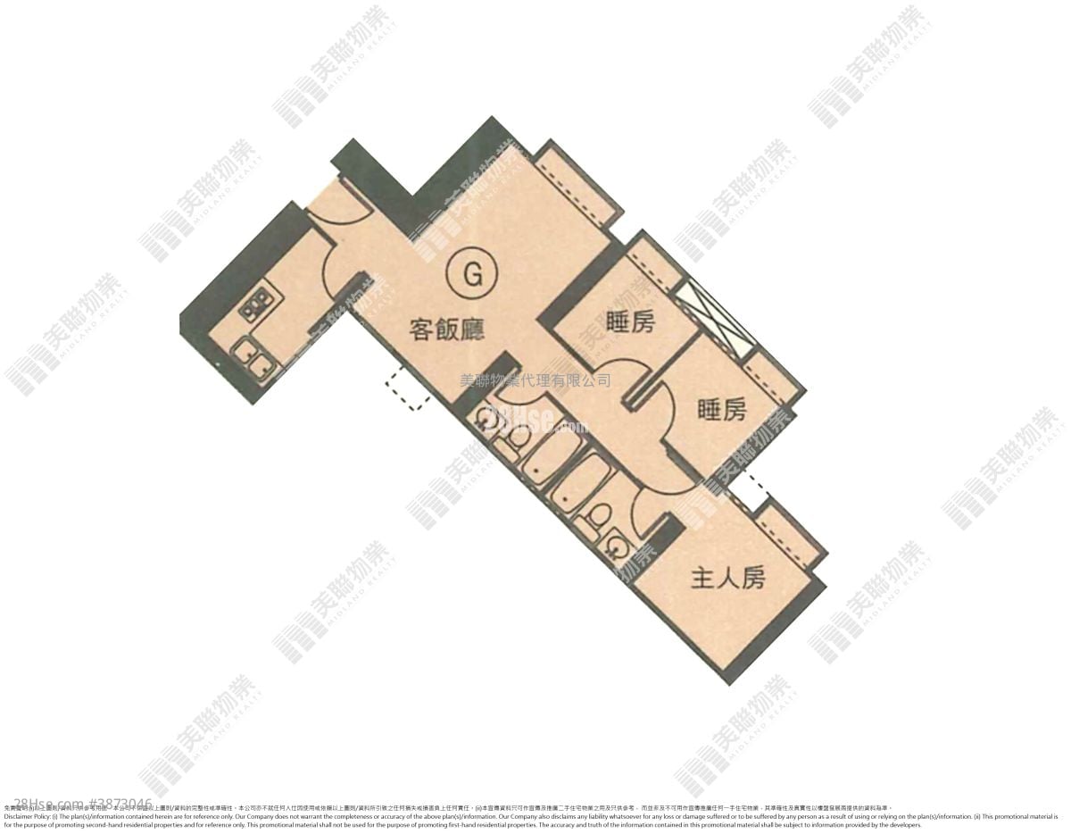 Serenity Place Sell 3 Bedrooms , 2 Bathrooms 601 ft²