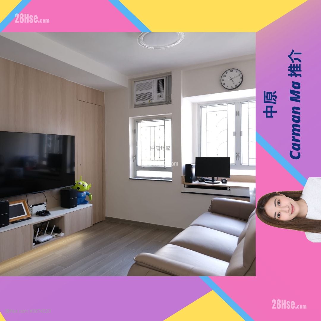 New Kwai Fong Gardens Sell 2 Bedrooms 415 ft²