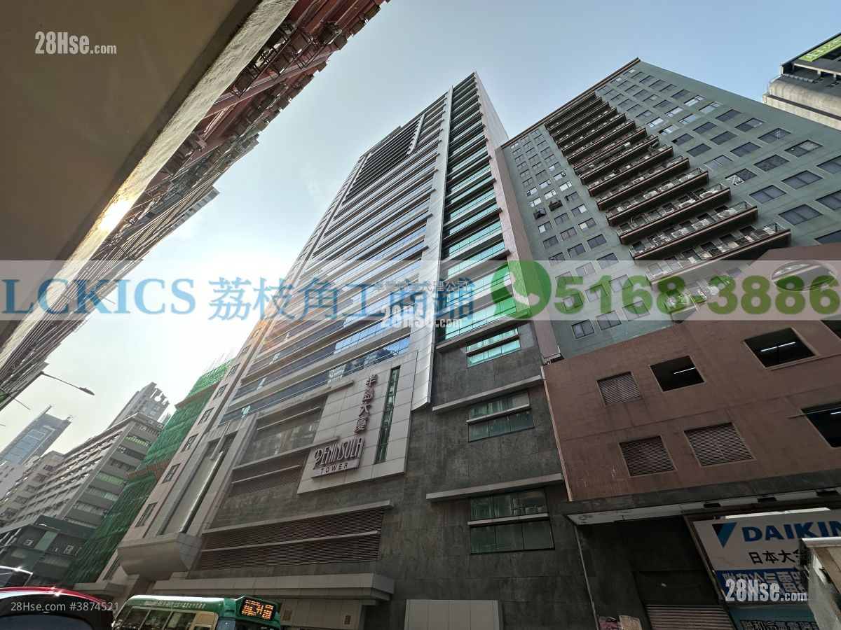Peninsula Tower Rental Studio 634 ft²