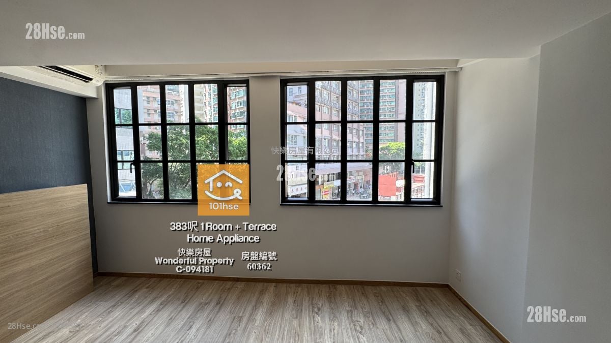 荷李活道256-258号 租盘 1 房 , 1 浴室 383 平方尺