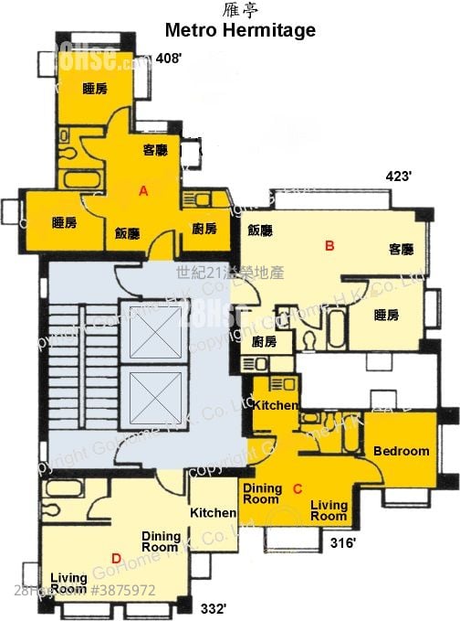 Metro Hermitage Rental 1 Bedroom , 1 Bathroom 212 ft²