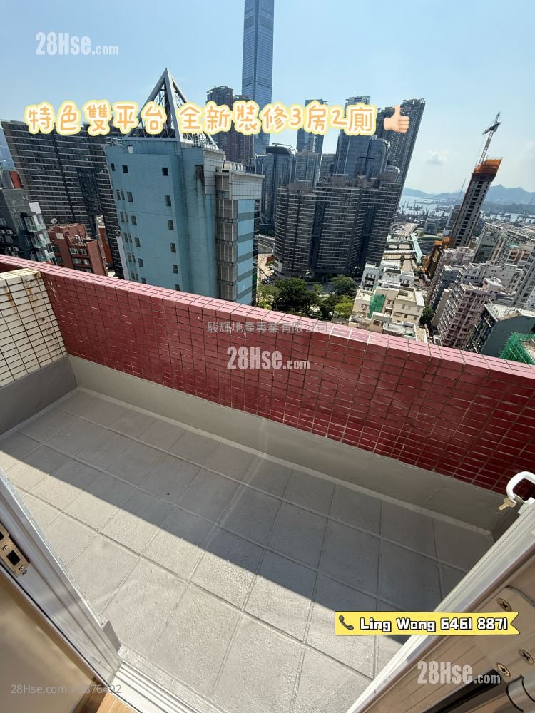 宝辉阁 租盘 3 房 , 2 浴室 697 平方尺