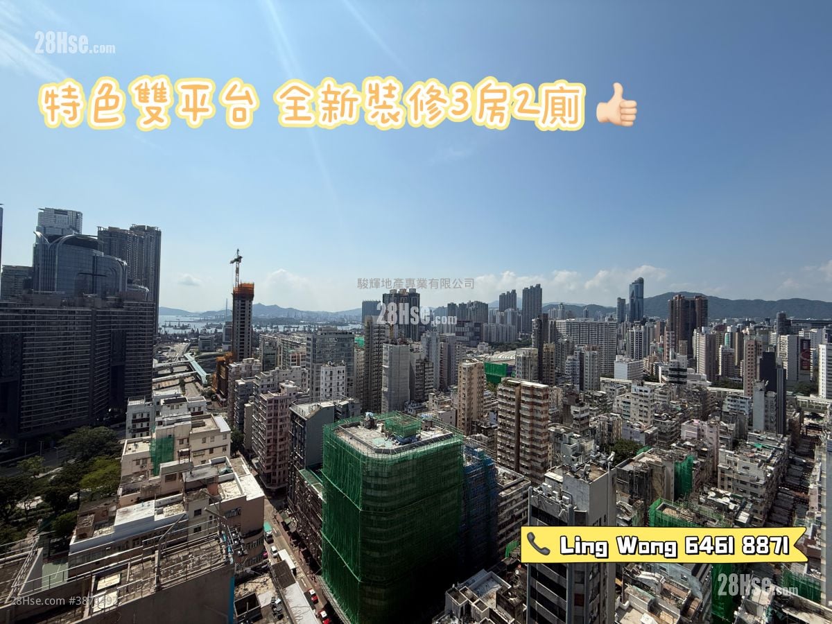 宝辉阁 租盘 3 房 , 2 浴室 697 平方尺