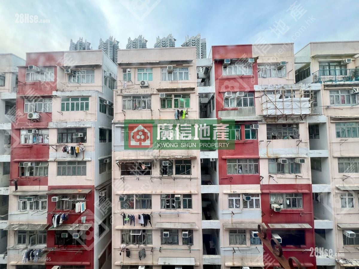 中美楼 租盘 2 房 , 1 浴室 263 平方尺