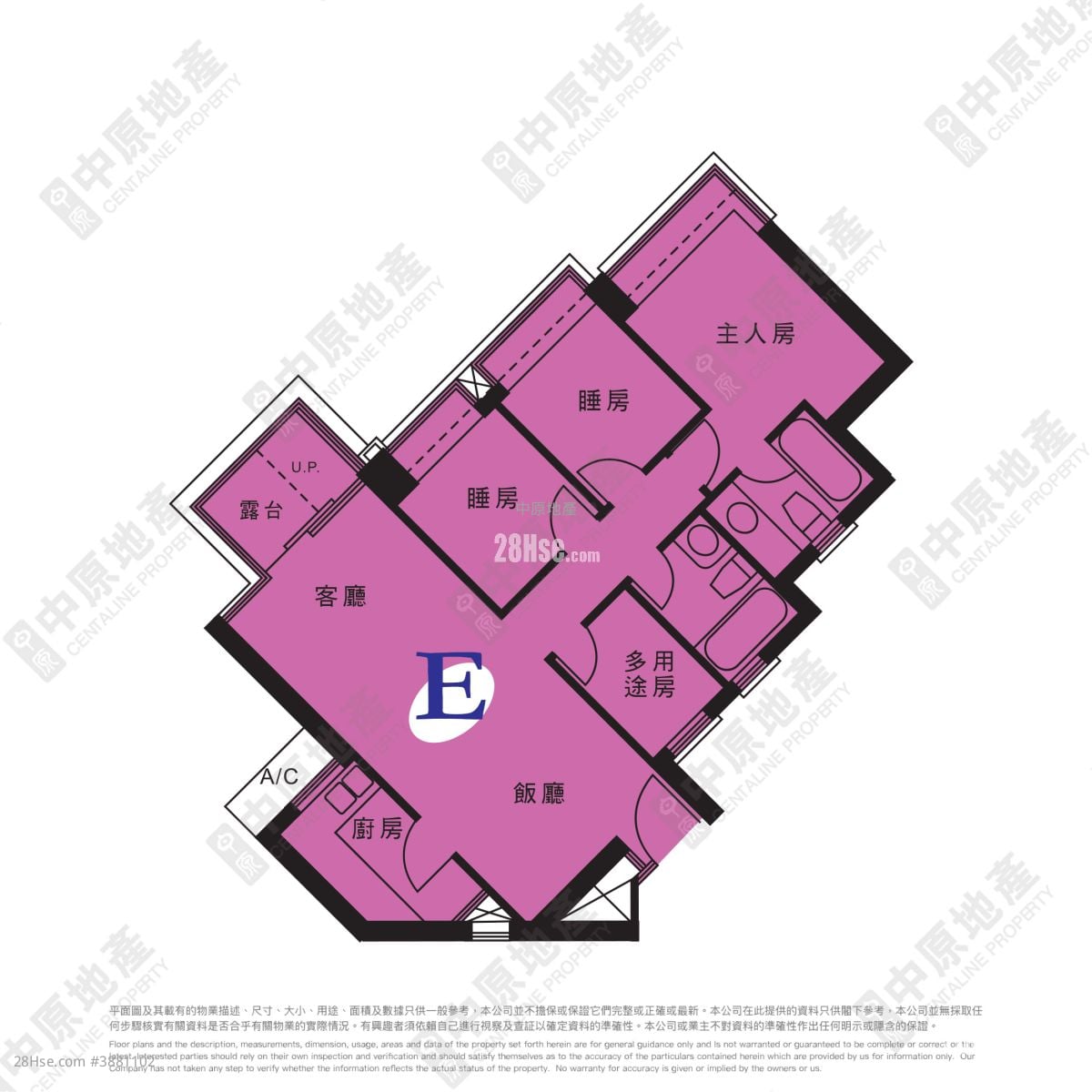 Residence Oasis Sell 3 Bedrooms , 2 Bathrooms 722 ft²