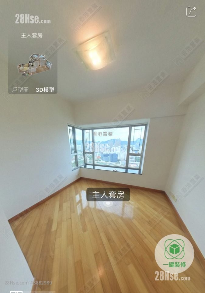 擎天半島 租盤 3 房 , 2 浴室 781 平方呎