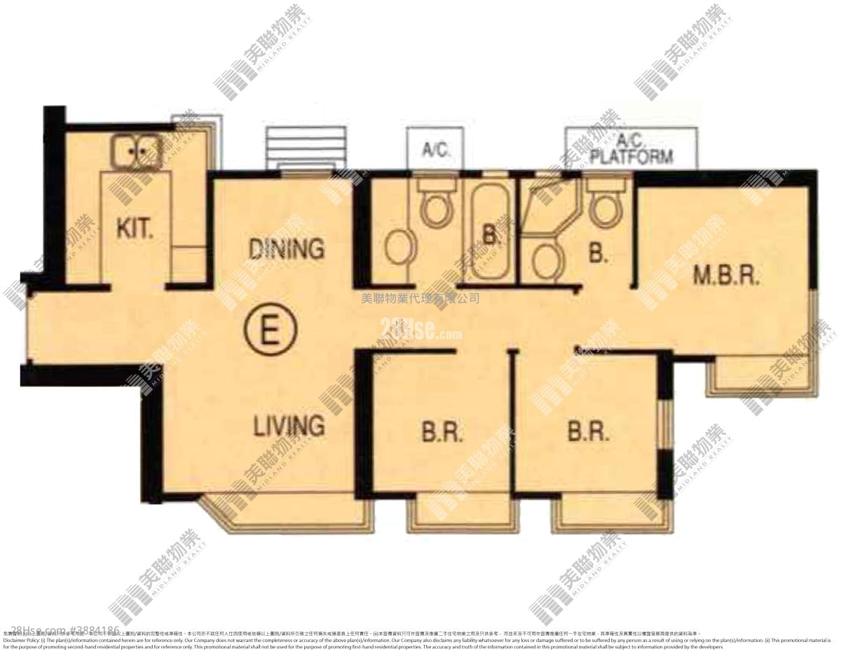 Metro City Rental 3 Bedrooms , 2 Bathrooms 538 ft²