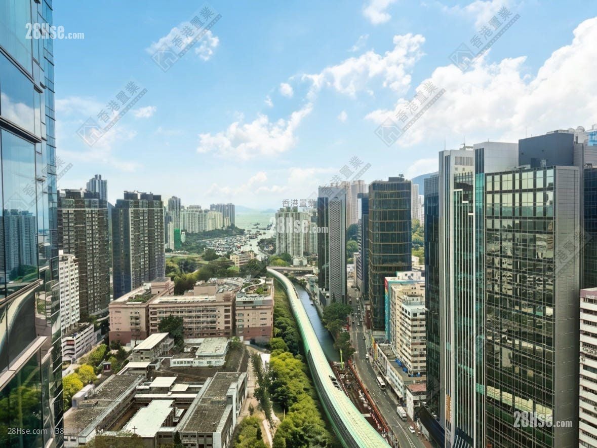 港岛南岸 租盘 2 房 , 2 浴室 538 平方尺