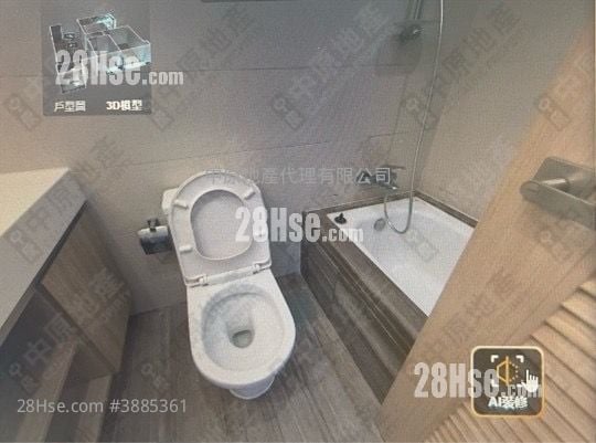 升荟 租盘 2 房 , 1 浴室 671 平方尺