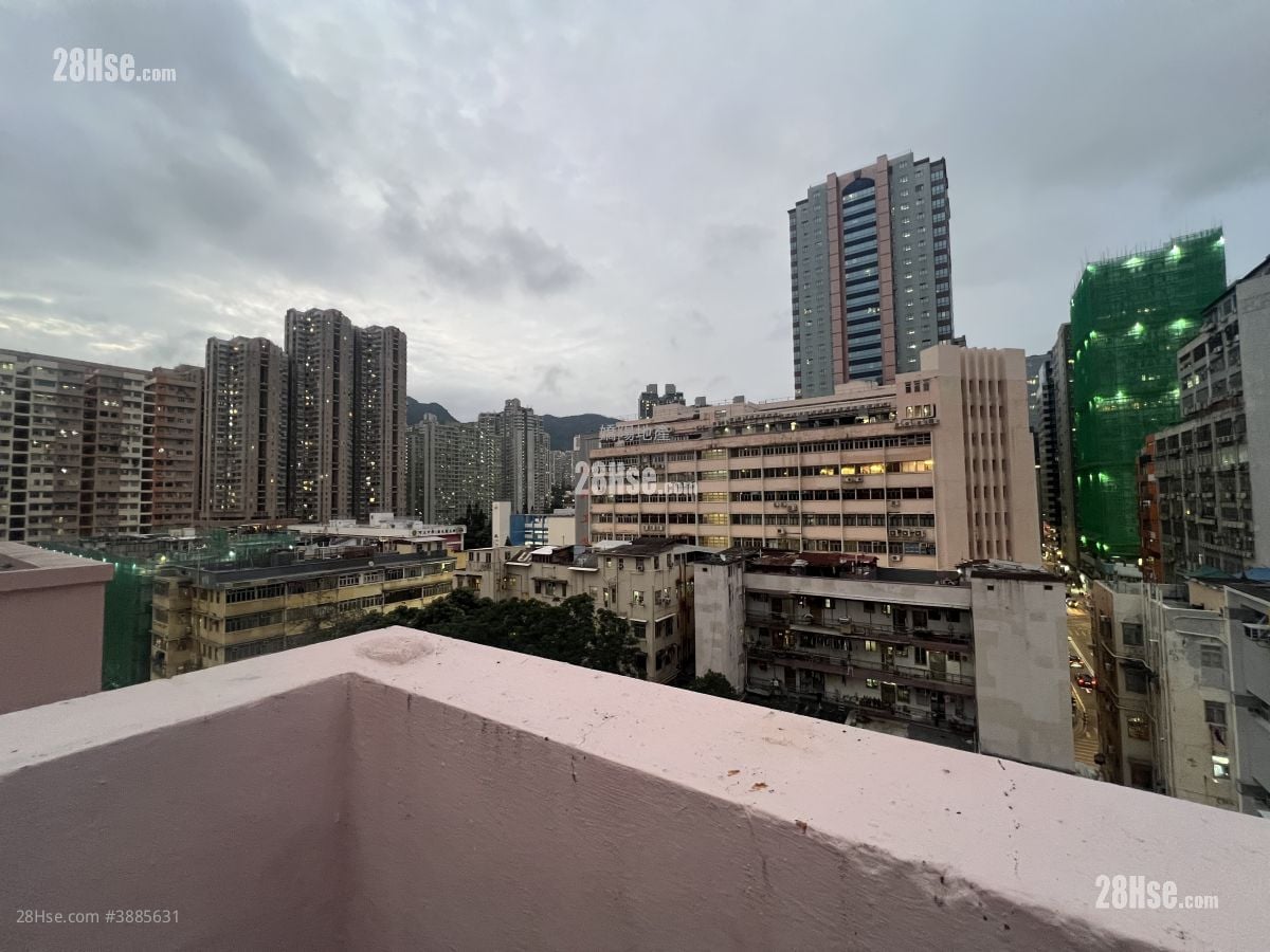 百乐大楼 租盘 2 房 , 1 浴室 401 平方尺
