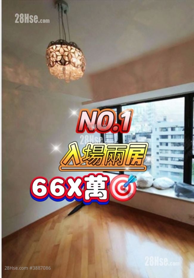 爵悅庭 售盤 2 房 , 1 浴室 457 平方呎