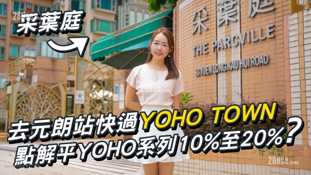 采叶庭｜行去元朗站快过YOHO TOWN！但尺价平YOHO系列10%至20%？