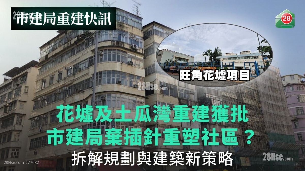 花墟及土瓜湾重建获批｜市建局弃插针重塑社区？｜拆解规划与建筑新策略