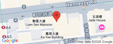 轩尼诗道188-190号 中层 物业地址