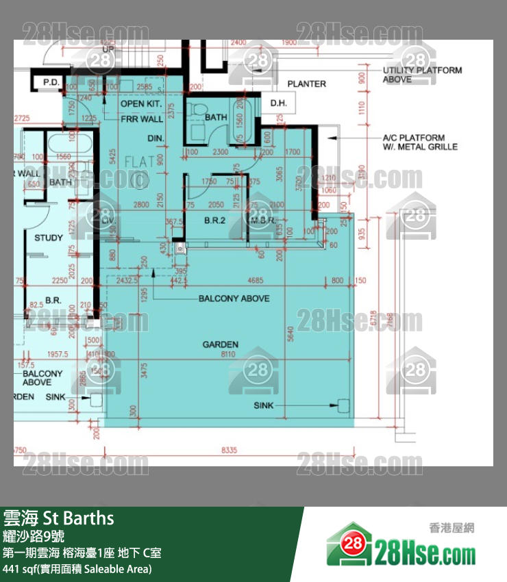 雲海 第一期雲海榕海臺1座地下 C室 平面圖