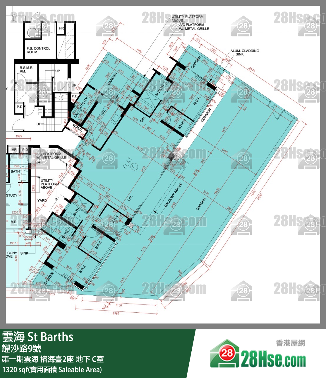 雲海 第一期雲海榕海臺2座地下 C室 平面圖