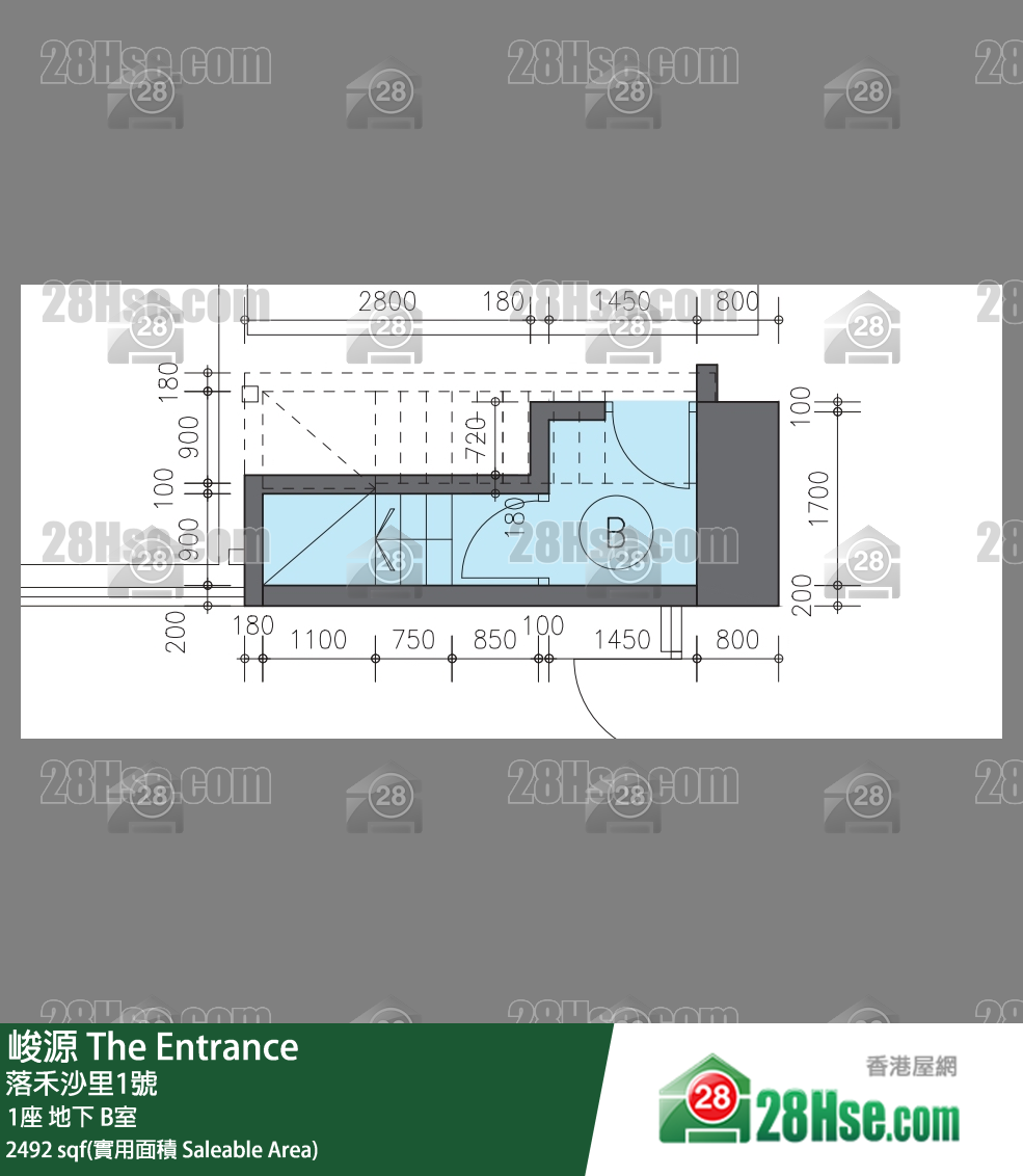 峻源 1座地下 B室 平面圖