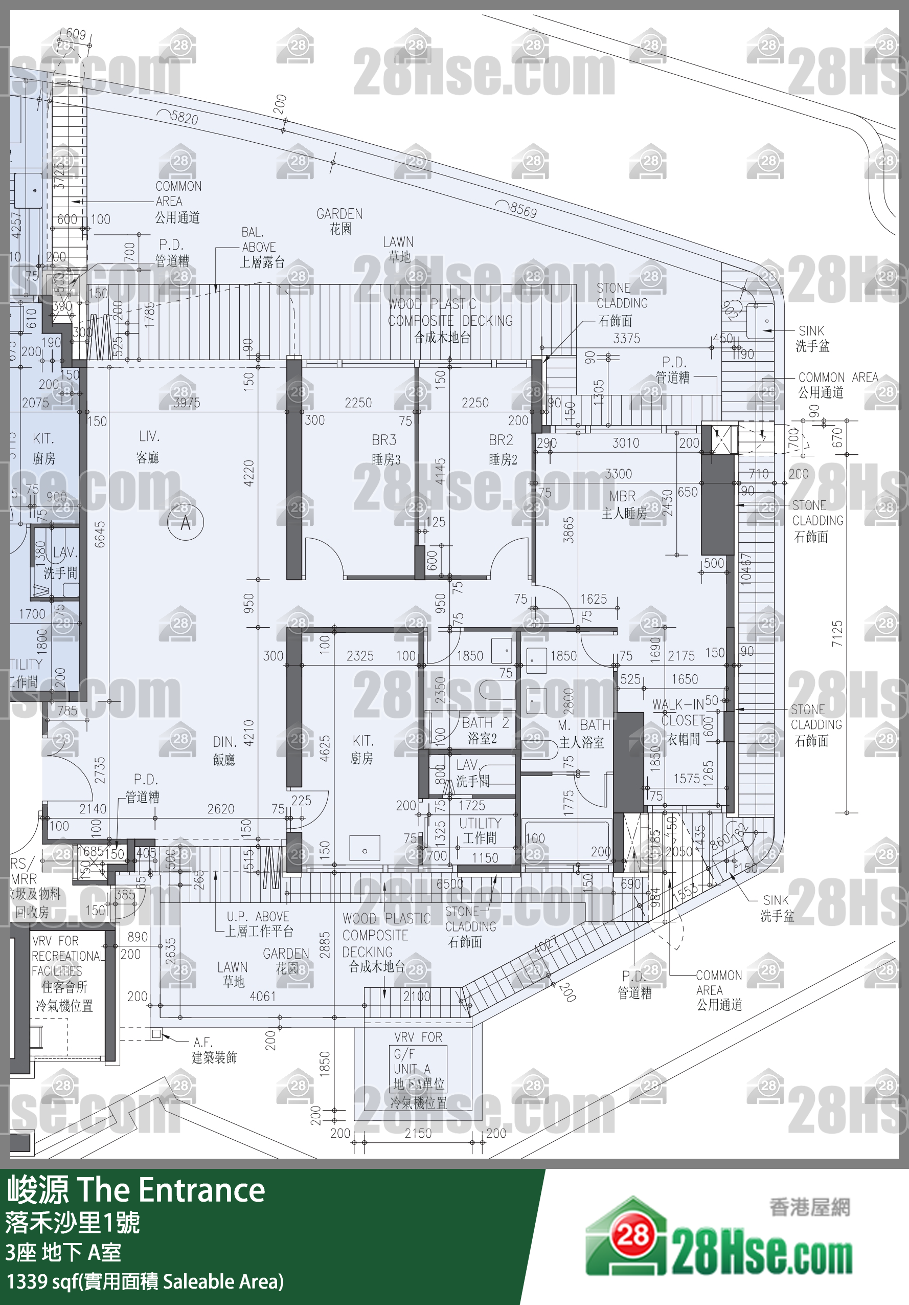 峻源 3座 A室 平面圖