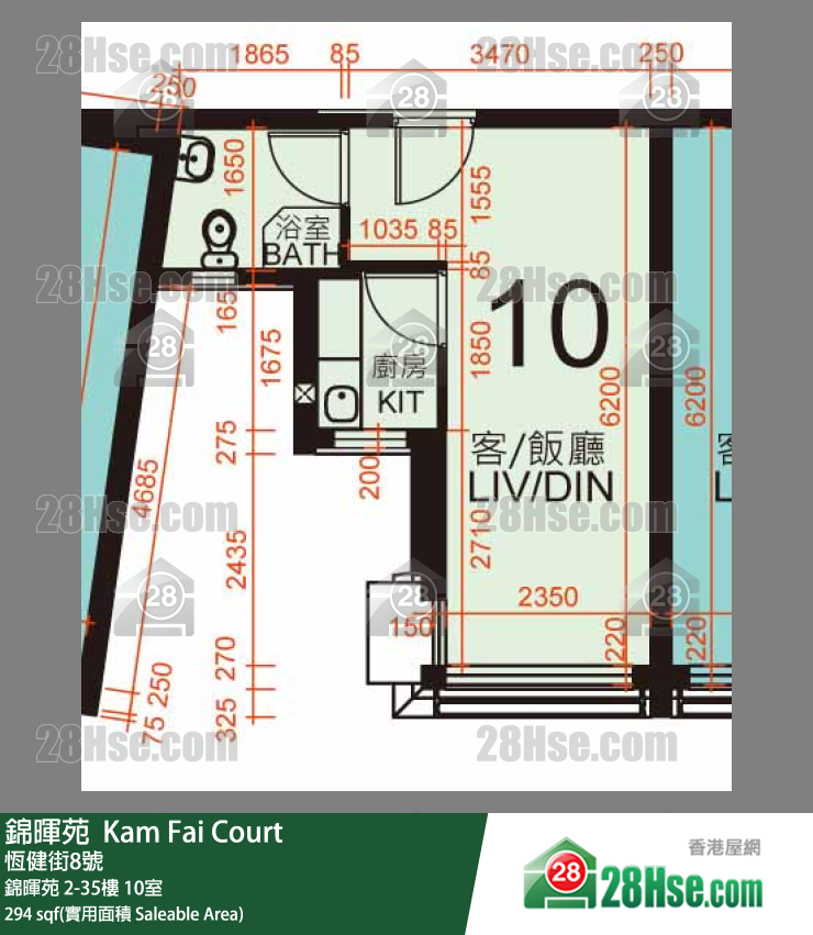 Kam Fai Court, Flat 10, 3/F, Kam Fai Court FloorPlan