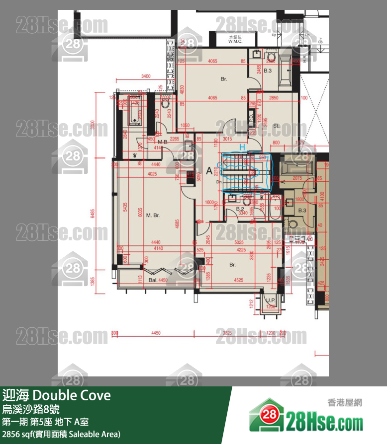 迎海 第一期第5座地下 A室 平面图