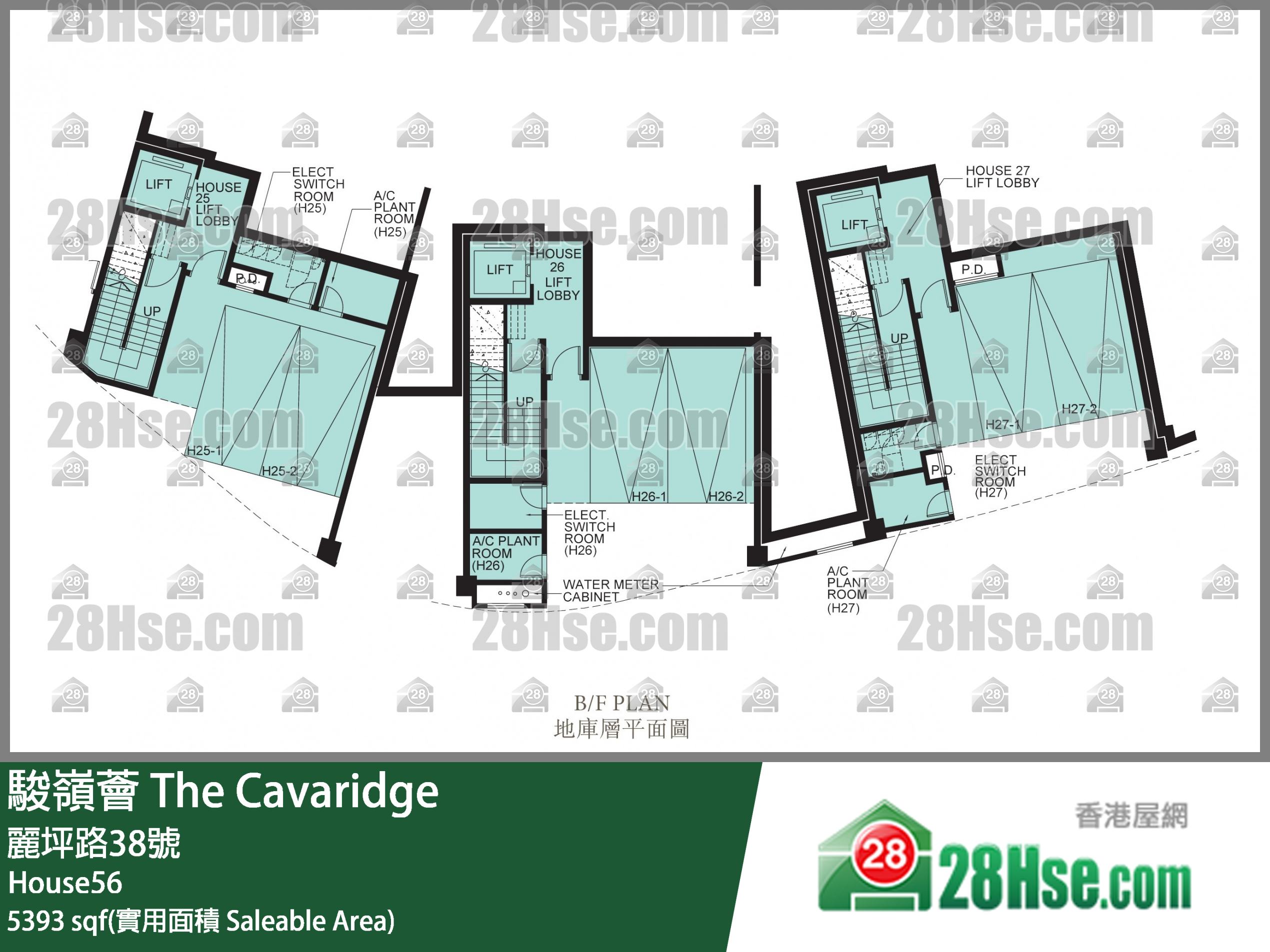 The Cavaridge Unit FloorPlan (Provided by 28Hse)