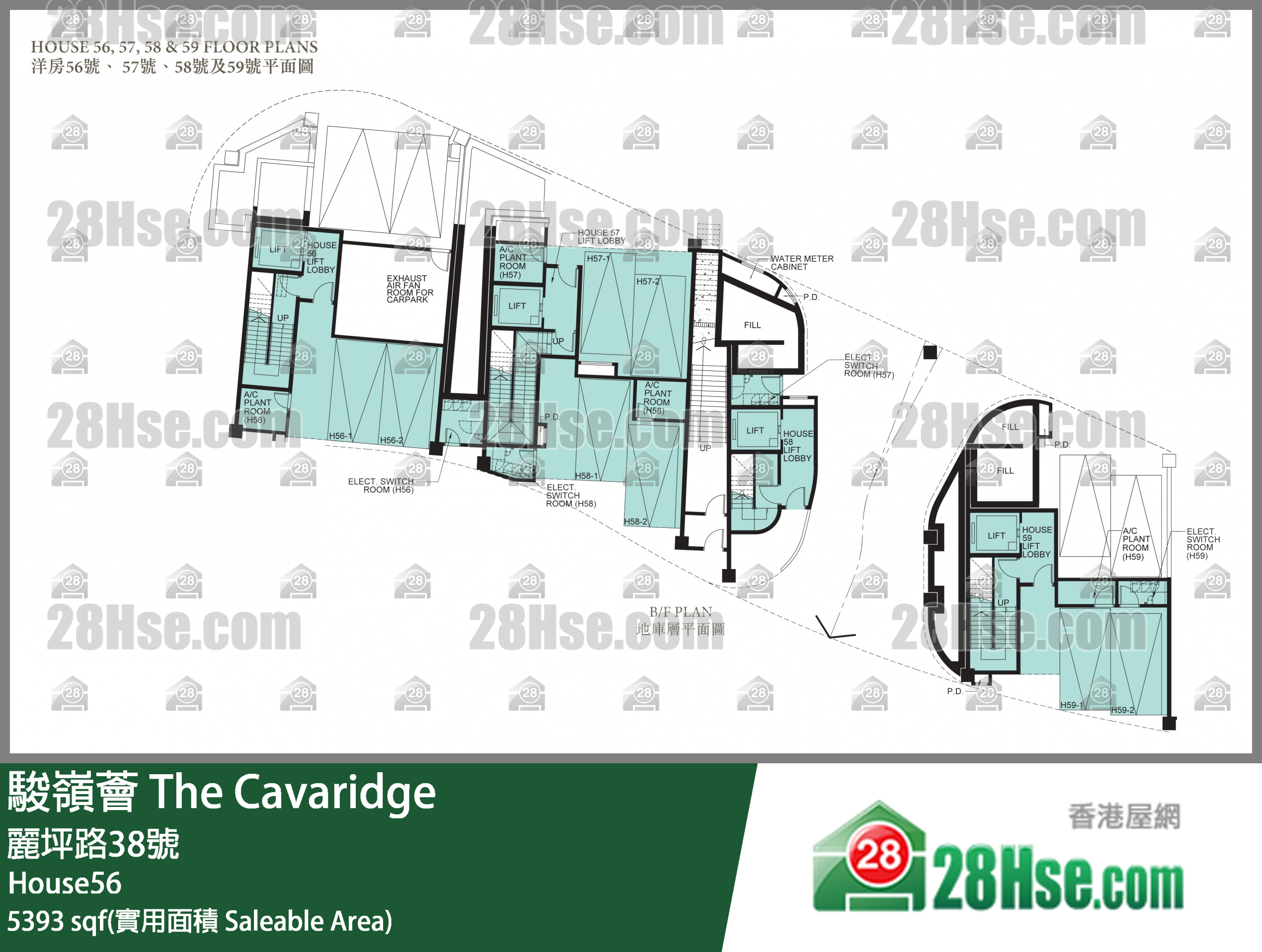 The Cavaridge Unit FloorPlan (Provided by 28Hse)