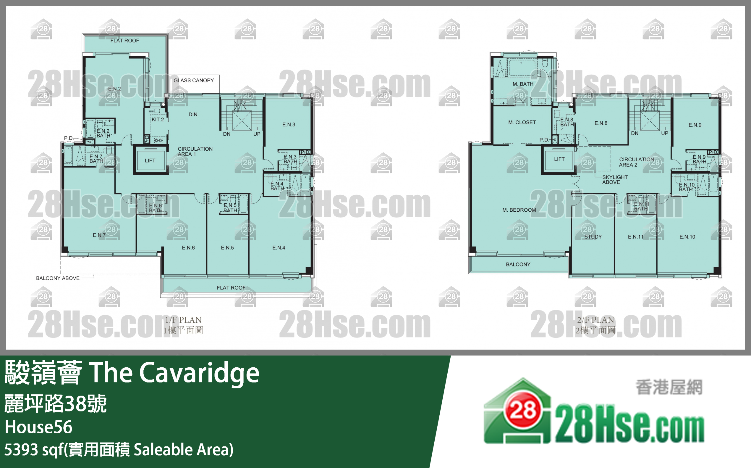 The Cavaridge Unit FloorPlan (Provided by 28Hse)