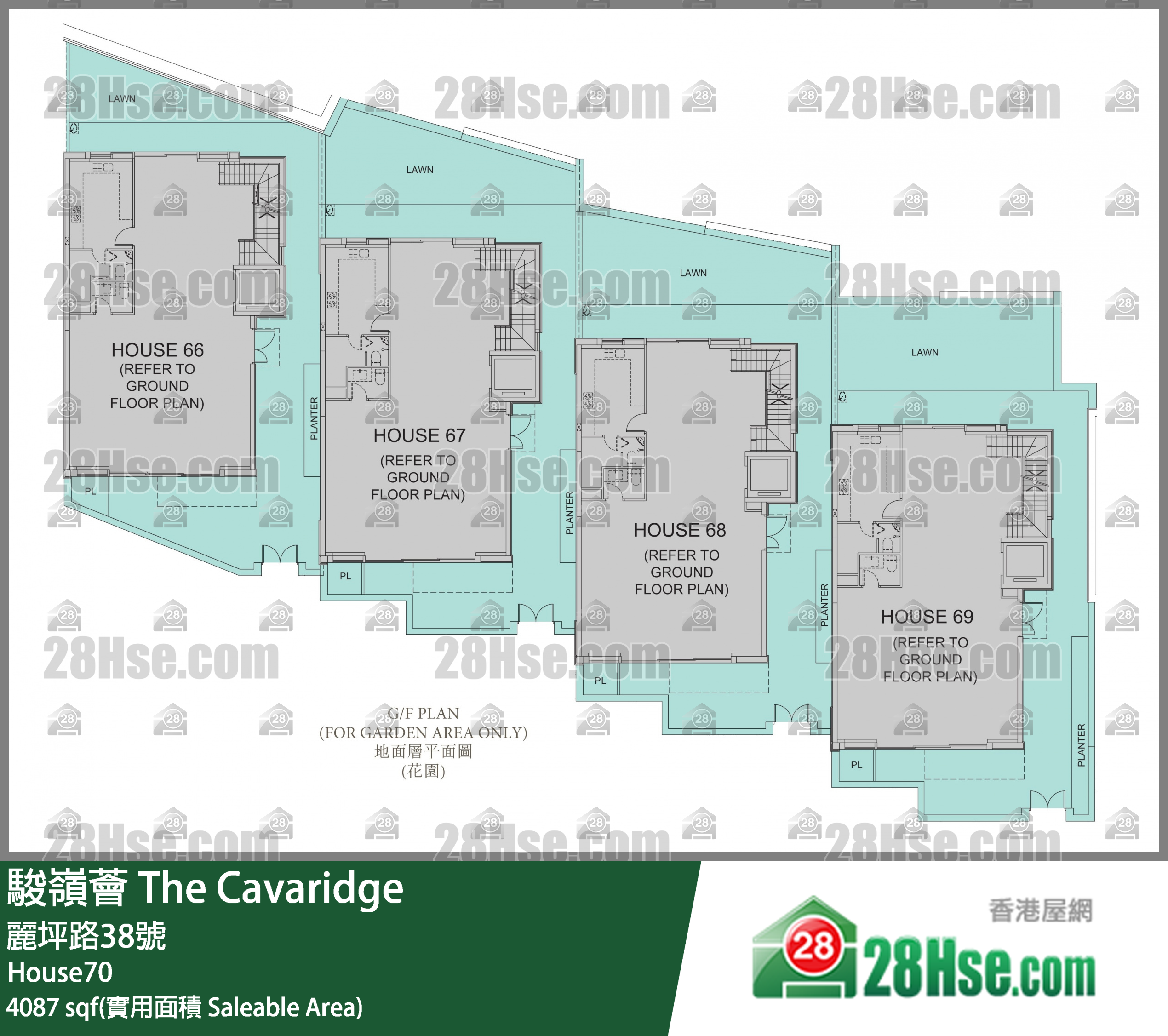 骏岭荟 洋房 House70 平面图
