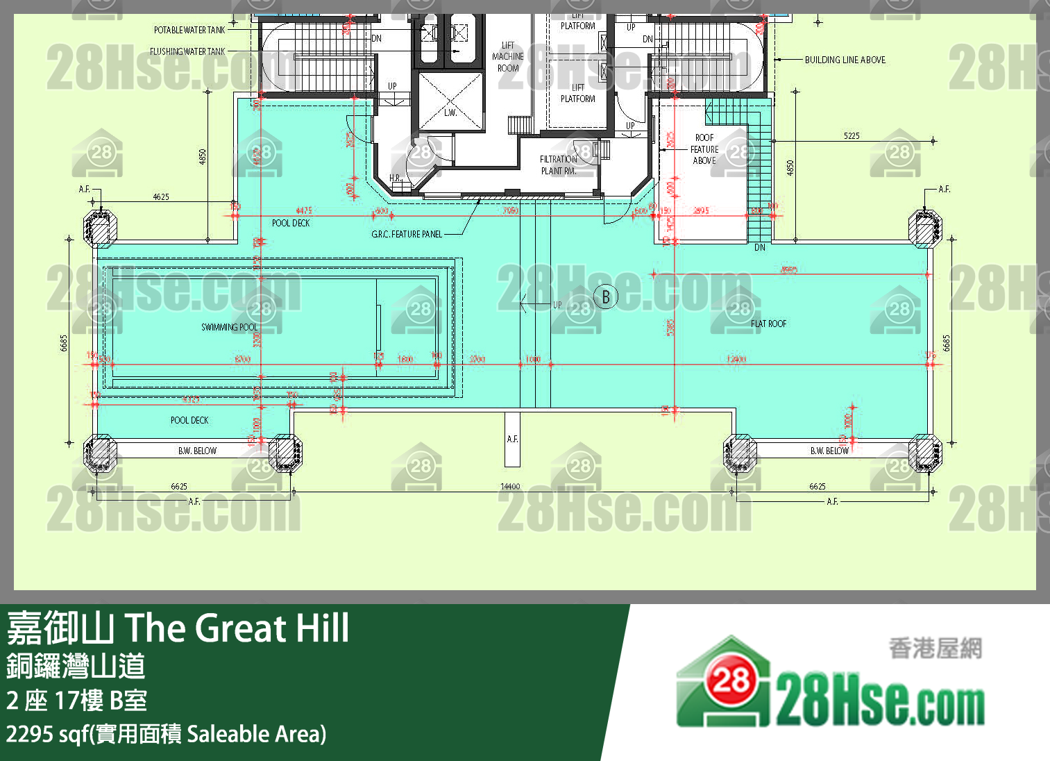 The Great Hill Unit FloorPlan (Provided by 28Hse)