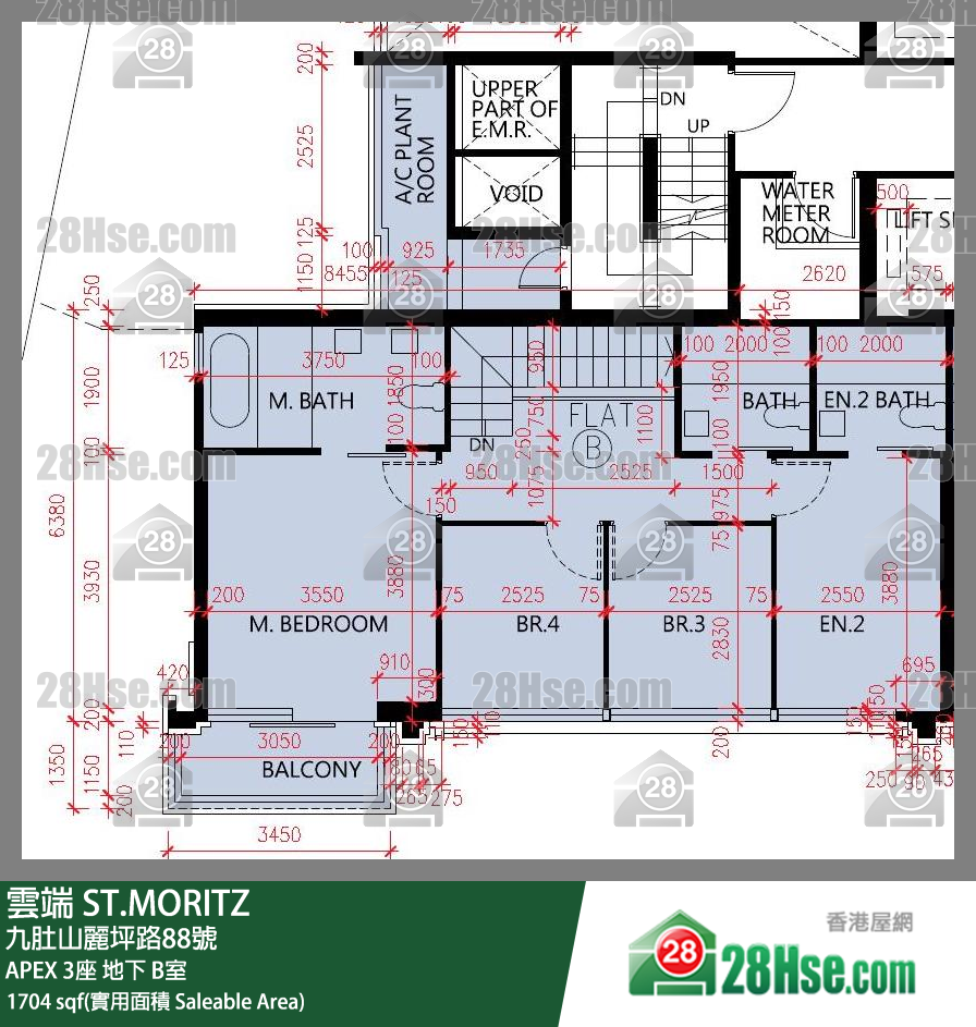 St.moritz Unit FloorPlan (Provided by 28Hse)