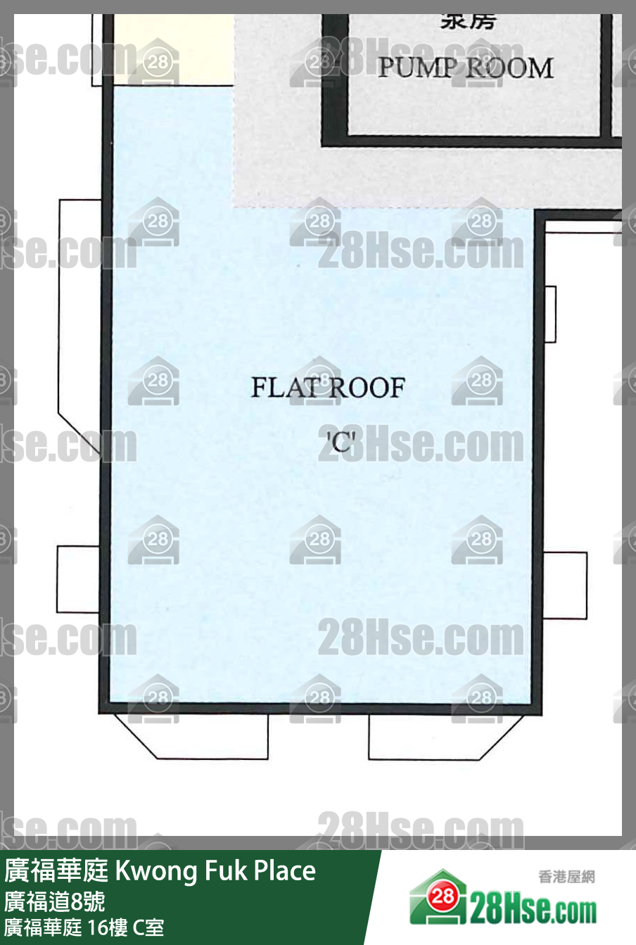 廣福華庭 廣福華庭16樓 C室 平面圖