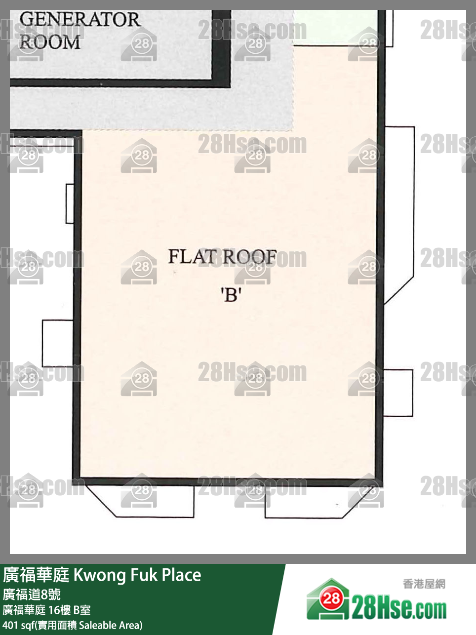 广福华庭 广福华庭 16楼 B室 平面图