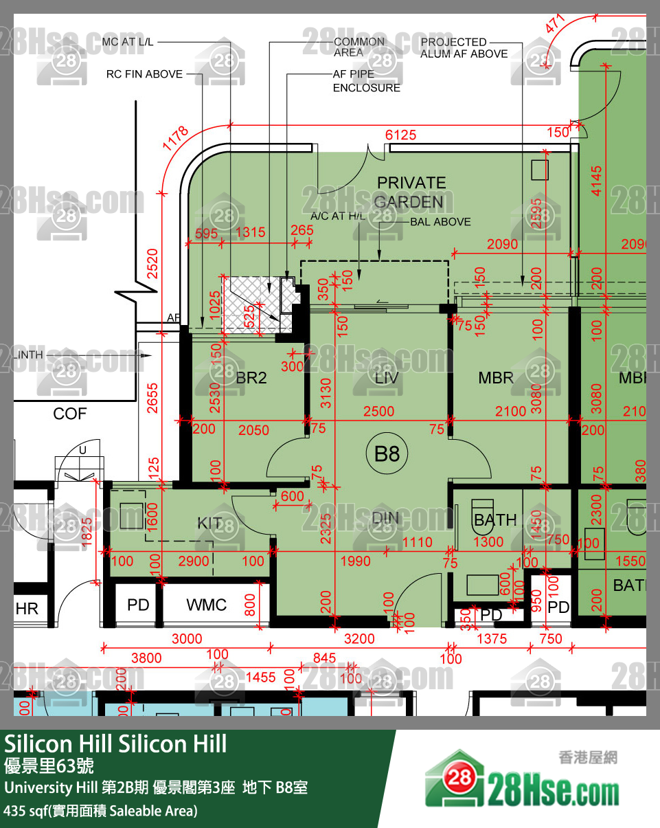 Silicon Hill, Flat B8, Scenic Tower 3, Phase 2b FloorPlan