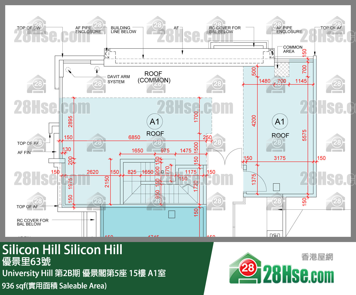 Silicon Hill, Flat A1, 15/F, Scenic Tower 5, Phase 2b FloorPlan
