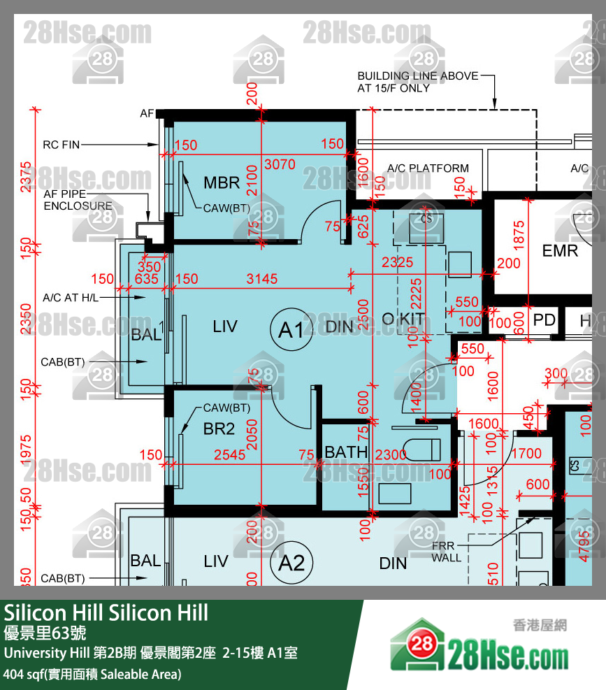 Silicon Hill, Flat A1, 7/F, Scenic Tower 2, Phase 2b FloorPlan