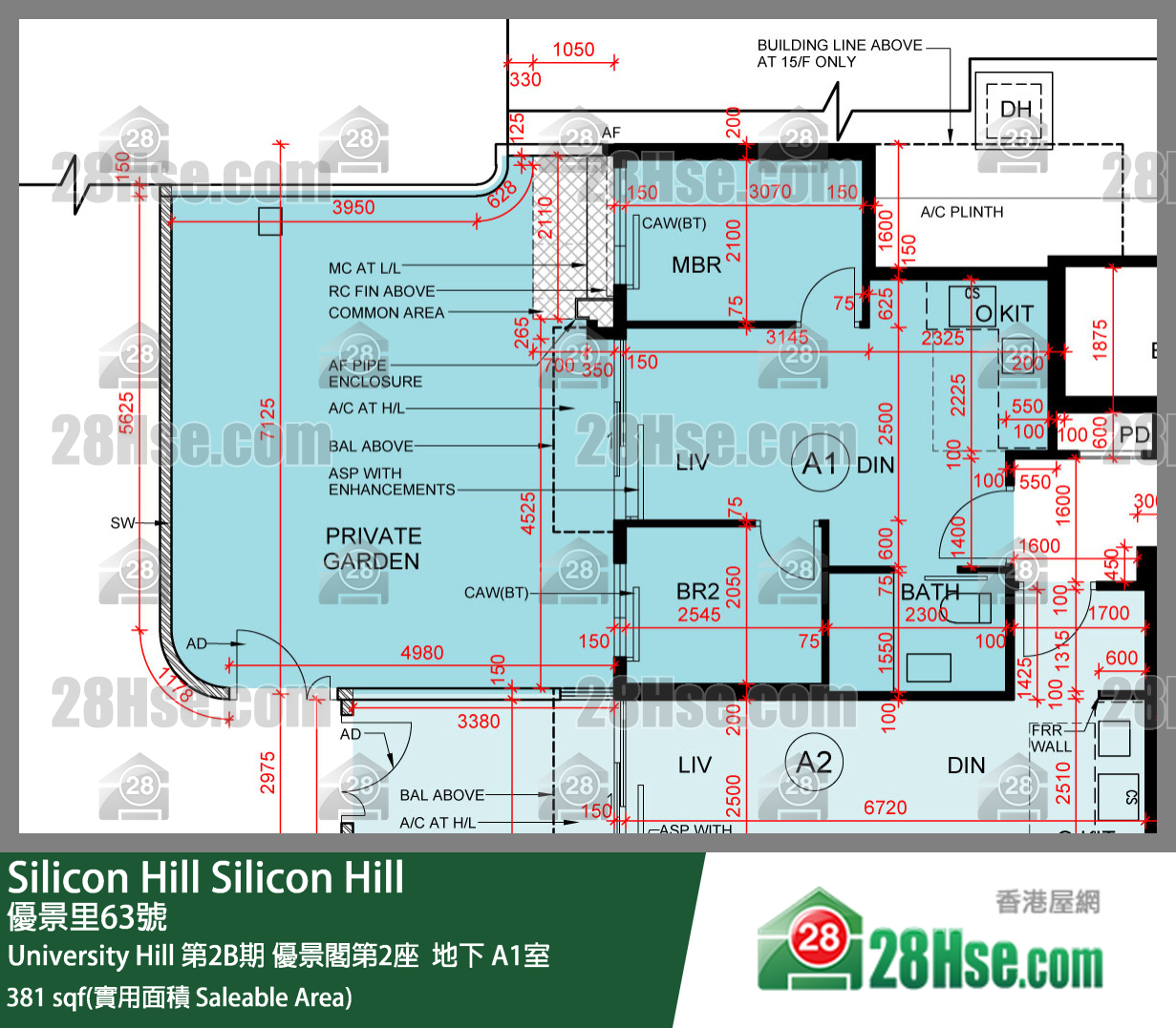 Silicon Hill, Flat A1, Scenic Tower 2, Phase 2b FloorPlan