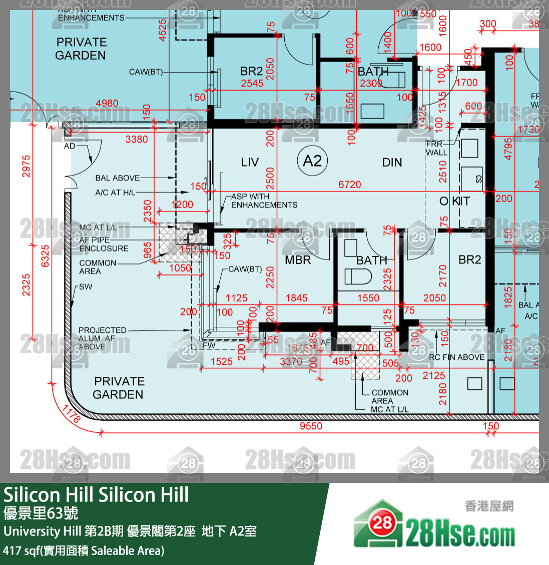 Silicon Hill, Flat A2, Scenic Tower 2, Phase 2b FloorPlan