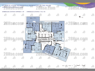 2C(2)期 Emerald Avenue 第2座 1樓 平面圖